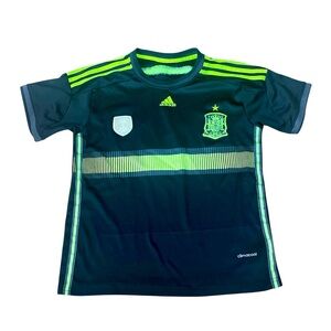 Adidas Climacool Spain FIFA World Champions 2010 Soccer Jersey Size 28 Youth #9